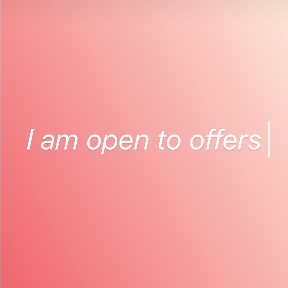 Open to offers
